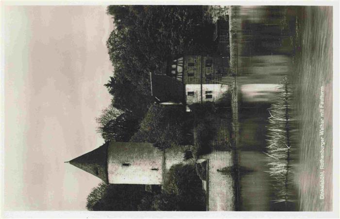 DINKELSBueHL Rothenburger Weiher mit Faulturm