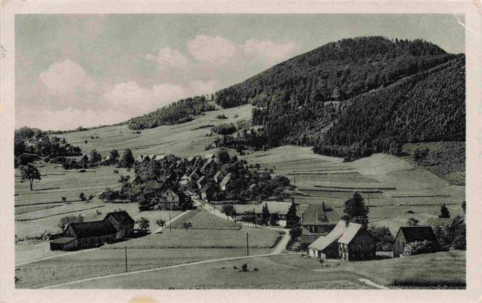 Waltersdorf Bad Schandau Panorama mit Zittauer Gebirge