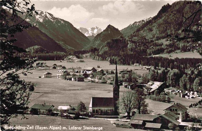 Zell Ruhpolding mit Loferer Steinberge
