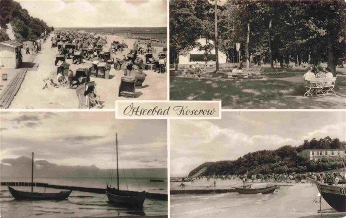 KOSEROW Ostseebad Usedom Strandpartien Park