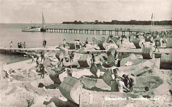 Timmendorfer Strand Timmendorferstrand Timmendorf Strandpartie Anlegesteg
