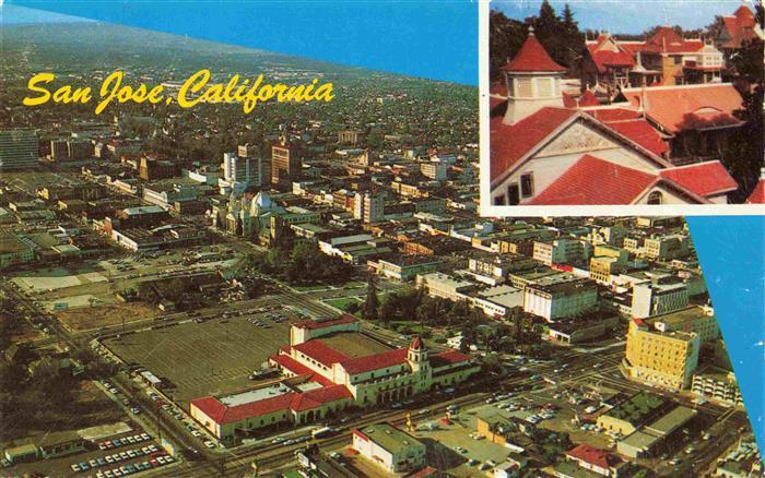 San Jose California USA Fliegeraufnahme Winchester Mystery House