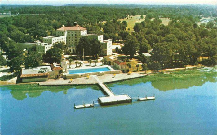Savannah Georgia USA Savannah Inn and Country Club Fliegeraufnahme