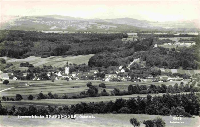 Grafendorf Hartberg Oststeiermark AT Fliegeraufnahme