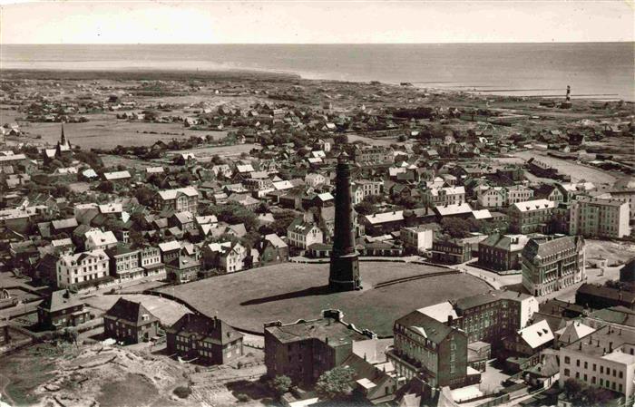 Borkum Nordseebad Fliegeraufnahme