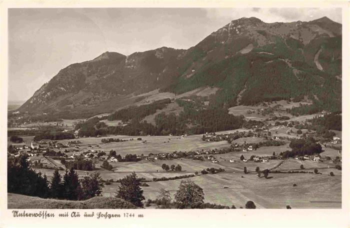 Unterwoessen Bayern mit Au und Hochgern