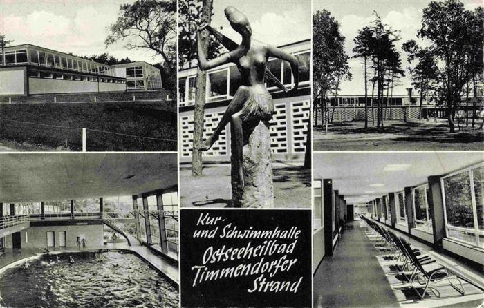 Timmendorfer Strand Timmendorferstrand Timmendorf Kur und Schwimmhalle Teilansic