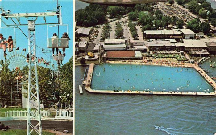 Monticello Indiana USA Lake Shafer Indiana Beach Fliegeraufnahme