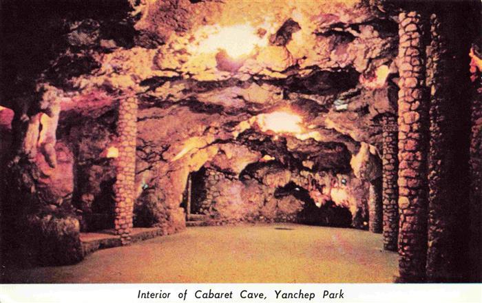 Yanchep Park PERTH Australia Interior of Cabaret Cave
