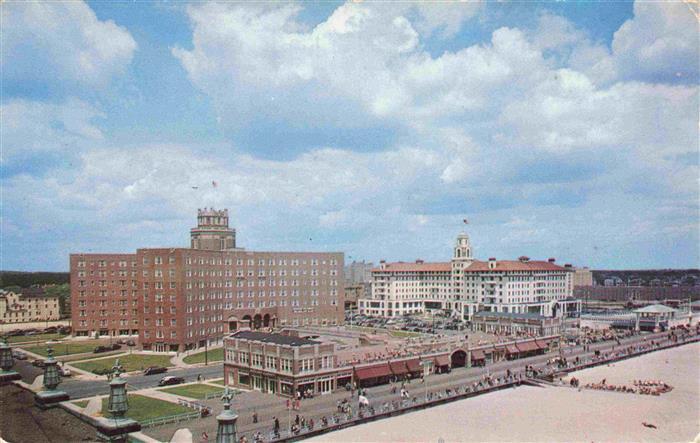 Asbury Park New Jersey USA Air view of the North Berkeley Carteret and Monterey