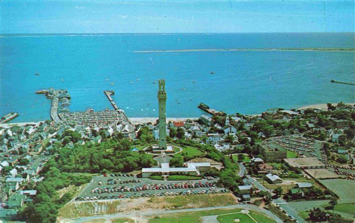 Cape Cod Massachusetts USA Aerial view of Provincetown