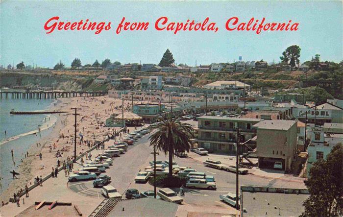 Capitola California USA Monterey Bay Panorama