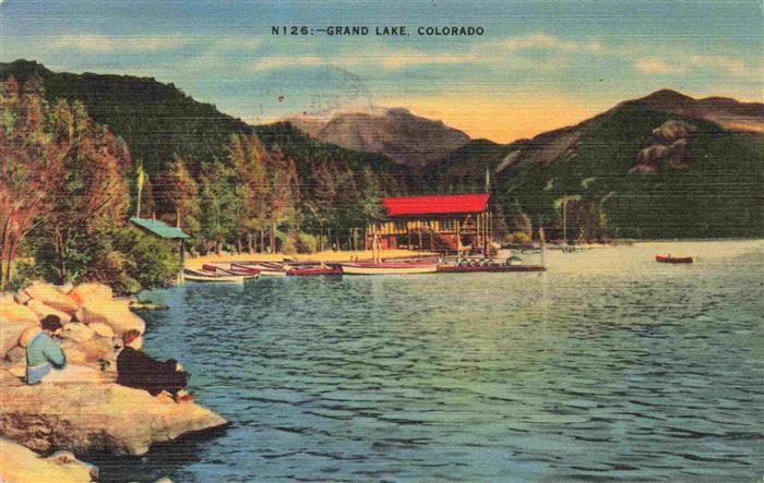 Grand Lake Colorado USA Panorama