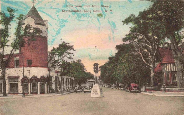 Southampton Long Island New York USA Jobs Lane from Main Street