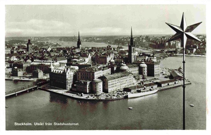 STOCKHOLM Sweden Utsikt fran Stadshustornet