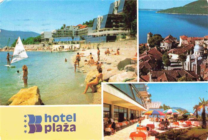 HERCEG NOVI Hercegnovi Montenegro Hotel Plaza Strand Terrasse