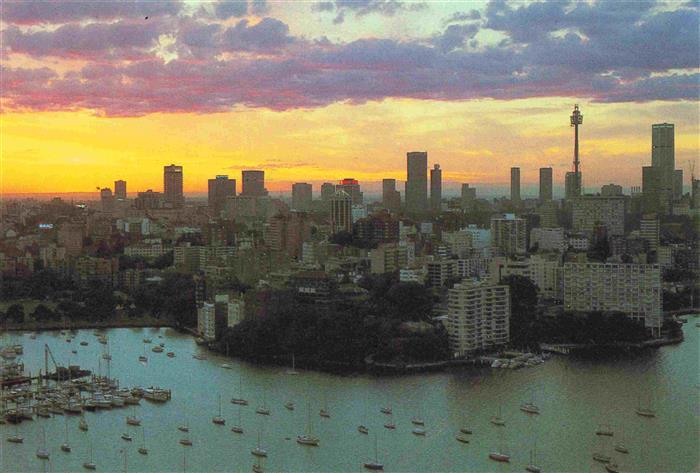 SYDNEY  NSW Australia Skyline at Sunset