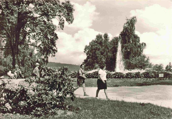 Friedrichroda Springbrunnen im Kurpark