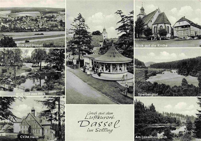 Dassel Solling Panorama Park CVJM Heim Kirche Sperbergtal Am Lakenhausteich
