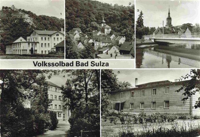 Bad Sulza Thueringen Sanatorium Herlitzberg Neue Ilmbruecke Kindersanatorium Aug