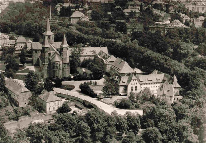 HILDESHEIM  CITY St Godehard Fliegeraufnahme