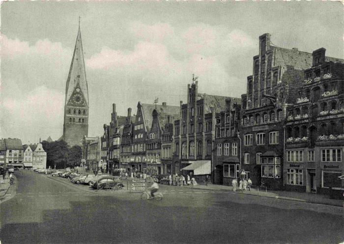 LueNEBURG CITY Sol und Moorbad Am Sande mit St Johanneskirche