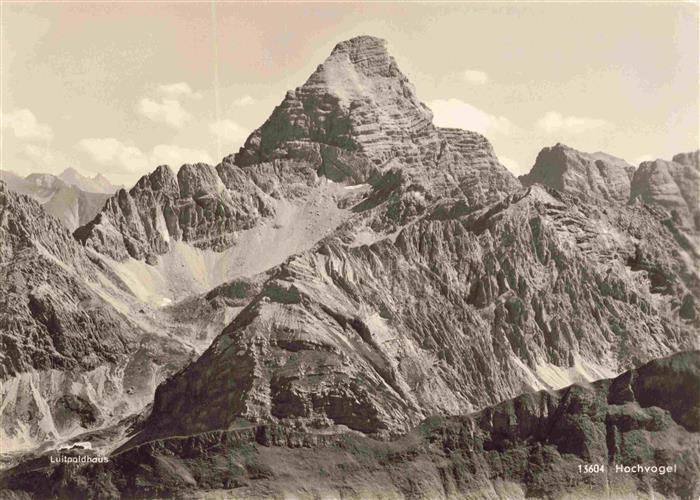Hochvogel 2589m Bad Hindelang Allgaeu mit Fuchskarspitze und Prinz Luitpoldhaus