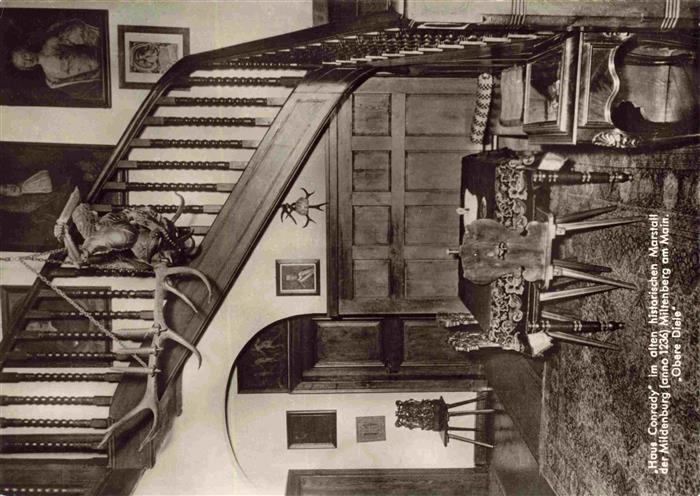 MILTENBERG Main Haus Conrady im alten hist Marstall der Mildenburg Obere Diele