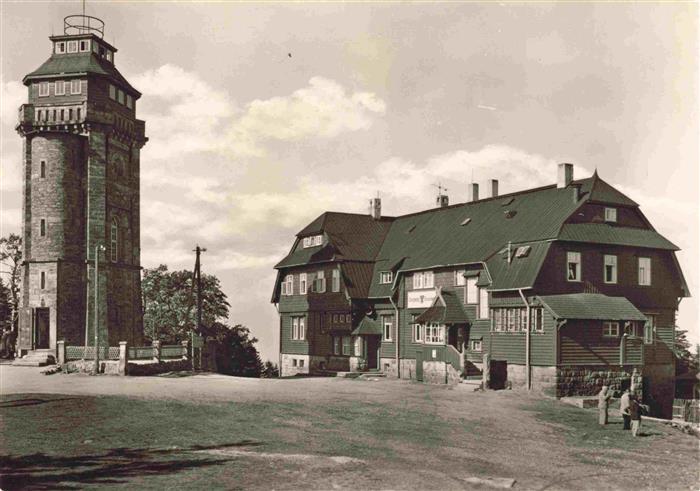 Auersberg 1020m Wildenthal Erzgebirge HO Berghotel Auersberg