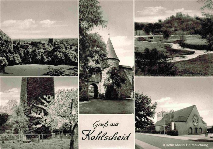 Kohlscheid Panorama Turm Stadttor Kirche Maria Heimsuchung