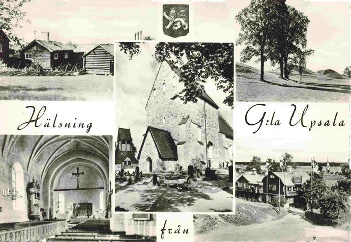 Upsala Uppsala Sweden Teilansichten Kirche Inneres