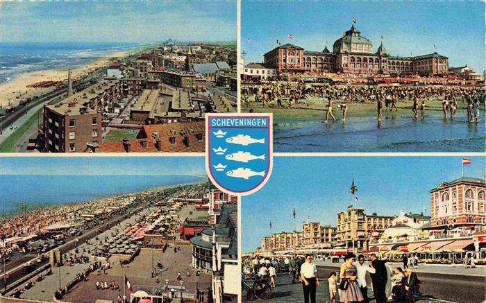 SCHEVENINGEN Den Haag Zuid-Holland NL Strandpartien Promenade Schloss