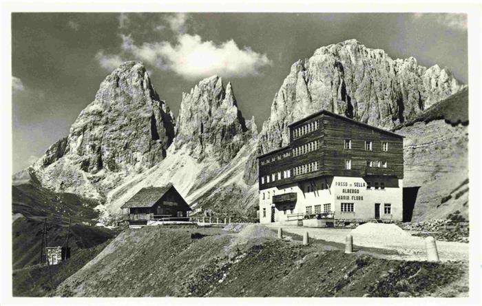 Dolomiti  Dolomiten IT Rifugio Maria Flora al Passo di Sella Col Sassolungo