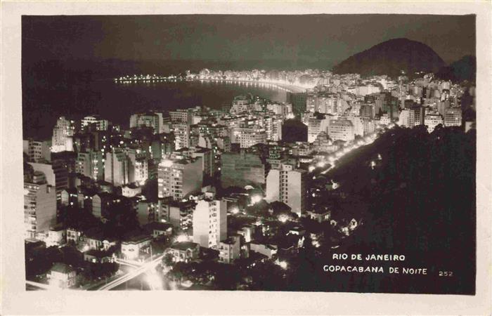 RIO DE JANEIRO Brazil Copacabana de Noite