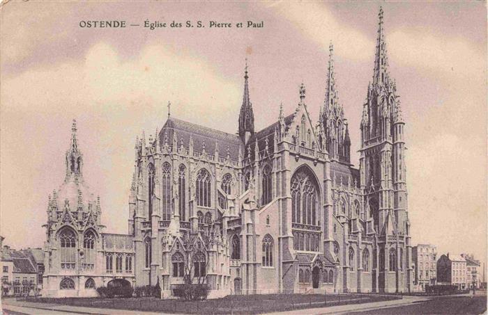 OSTENDE Oostende West-Vlaanderen Belgie Eglise des ss Pierre et Paul
