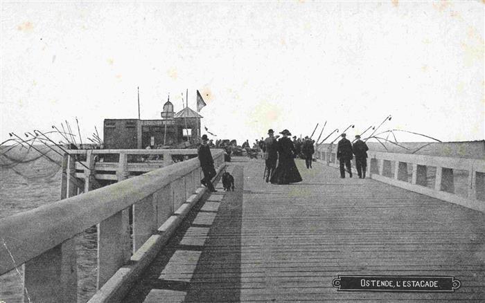 OSTENDE Oostende West-Vlaanderen Belgie Estacade