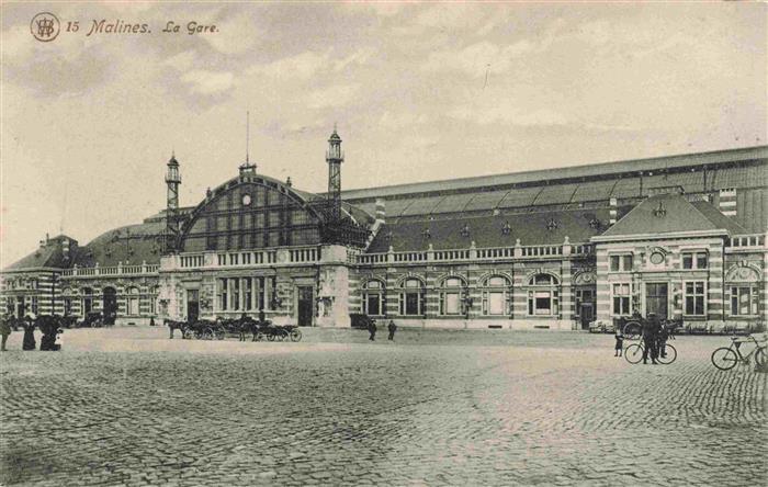 MALINES Mechelen Flandre Belgie La Gare