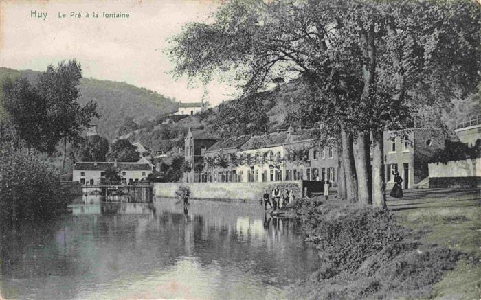 Huy Belgie Le Pre a la fontaine