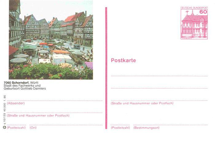 Schorndorf  Wuerttemberg Marktplatz