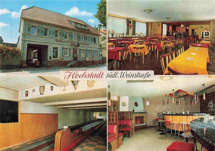 Hochstadt Pfalz Gasthaus zum Ochsen Tanzcafe Kegelbahn Bar