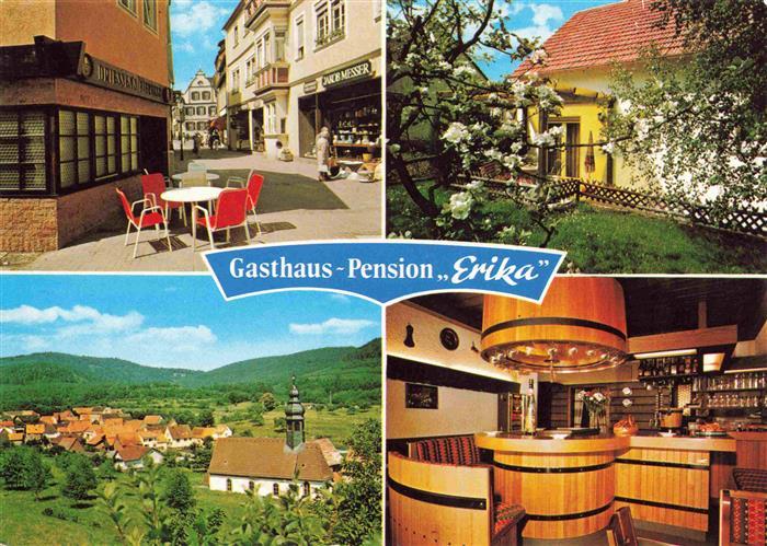 Boellenborn Gaestehaus Pension Erika Gastraum Garten Panorama Ortspartie