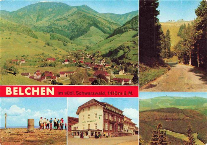 Belchen Baden Panorama Waldweg Hotel Belchenhaus