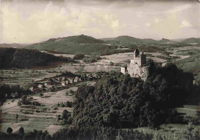 Bad Bergzabern Ritterburg Berwartstein Fliegeraufnahme