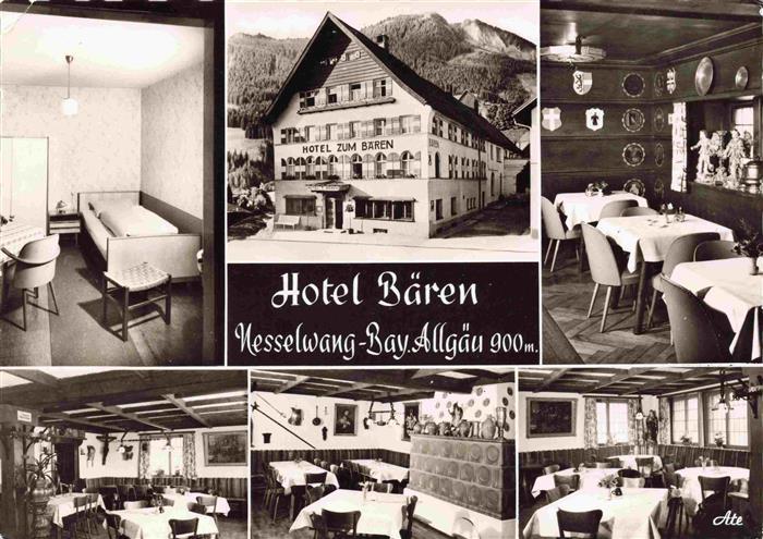 Nesselwang Allgaeu Bayern Hotel zum Baeren Gastraeume