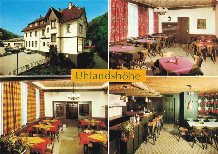 WILDBAD Schwarzwald Gasthof Uhlandshoehe Gastraeume Bar
