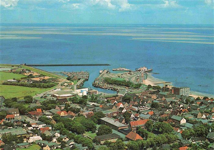 WYK FoeHR Nordfriesland Hafenpartie Fliegeraufnahme