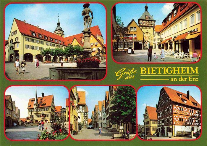 Bietigheim-Bissingen Enz BW Marktplatz Unteres Tor Ortspartien