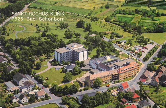 Mingolsheim St Rochus Klinik Fliegeraufnahme