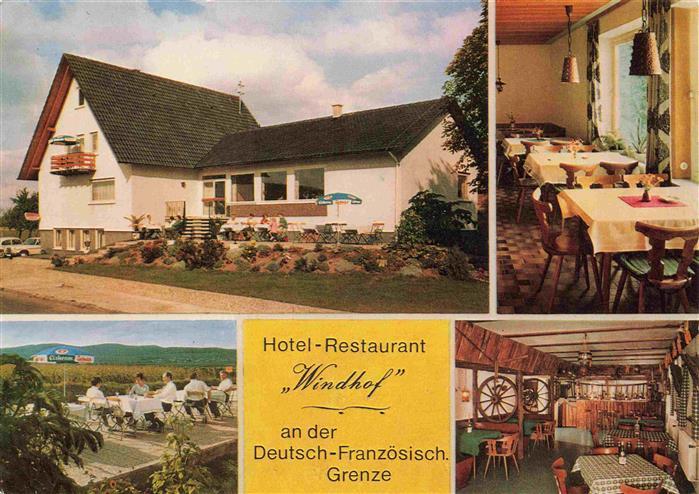 Windhof Bad Bergzabern Hotel Restaurant Windhof Gastraeume Terrasse