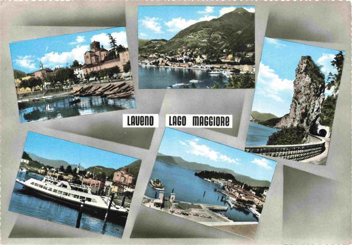 Laveno Piemonte IT Lago Maggiore Teilansichten